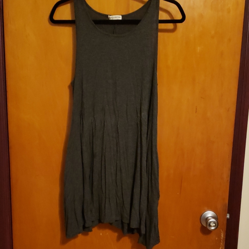 Tank shirt dress